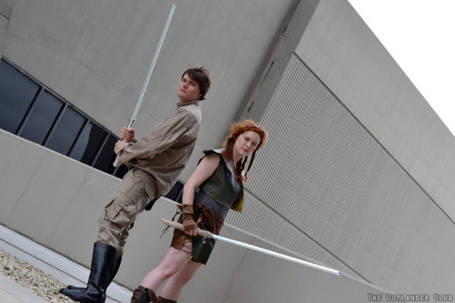 Nate & Heather as Jacen Solo & Tenel Ka Djo from the Star Wars: Young Jedi Knights seriesWe 