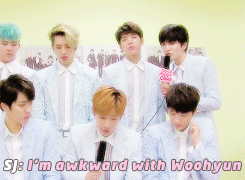 eteru:  Q: which members are the most awkward together when left alone in the dorms? 