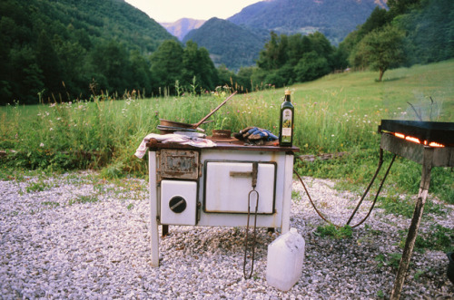 Dinner in Western Slovenia.