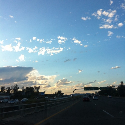 young-anarchist:  The drive home from the first day back to college was breathtaking. My window tint gives my camera a cool filter :)