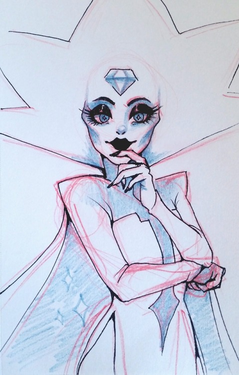 Just drawing white diamond and listening to goldfrapp.