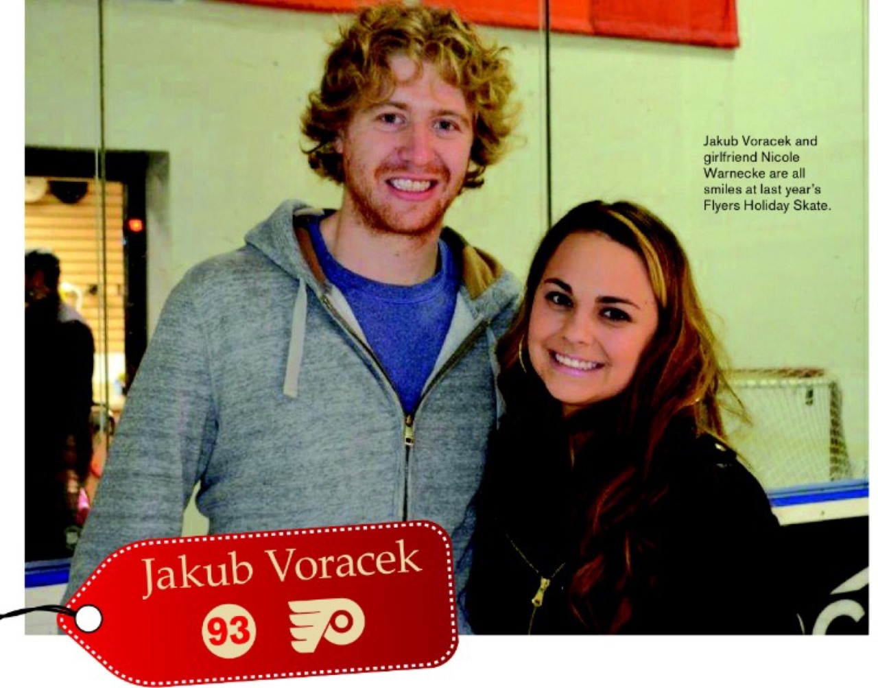 Wives and Girlfriends of NHL players — Jakub Voracek & Nicole Warneke