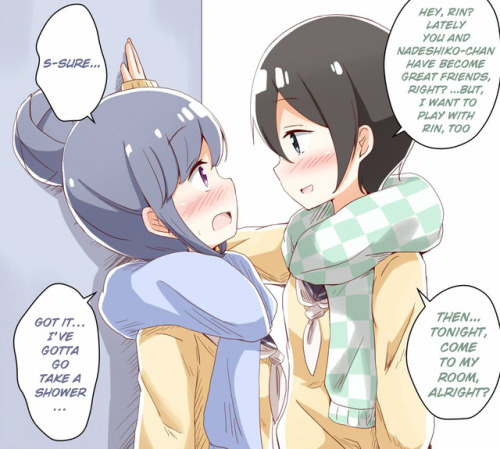 ✧･ﾟ: *✧ Suggestive Proposal ✧ *:･ﾟ✧♡ Characters ♡ : Rin Shima ♥ Ena Saitou♢ Anime ♢ : Yuru Camp△☆ So