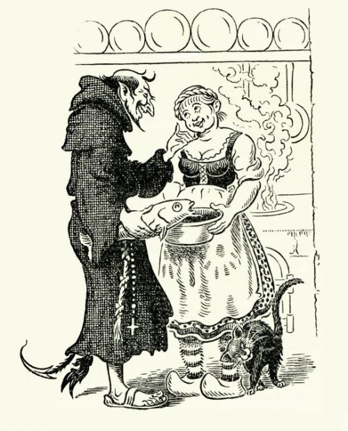 Illustration from Rabelais: Gargantua and Pantagruel by Frank C. Papé (1927)