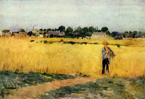 Grain Field, Bertha Morisot.ImpressionismOil on canvasMusée d'Orsay, ParisSource: en.wikipedia.org