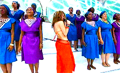  Shakira performing at the FIFA World Cup closing ceremonies (2006, 2010, 2014) 