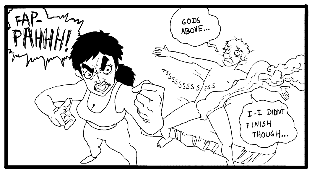 fuckyeahcomicsbaby:  Hokuto no Handjob (For those of you who don’t get it, it’s