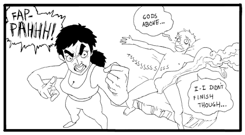 fuckyeahcomicsbaby:  Hokuto no Handjob (For those of you who don’t get it, it’s a parody of the fighting style in the series Hokuto no Ken/Fist of the North Star)