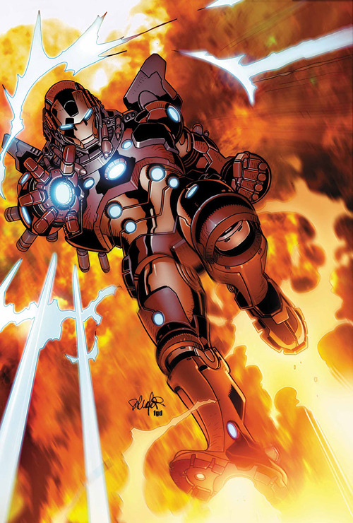 infinity-comics:  Invincible Iron Man v1 #523 cover by Salvador Larroca