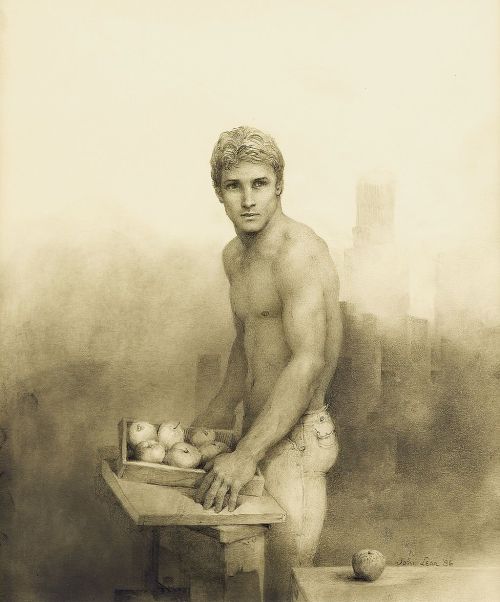 Ganymedesrocks:  Beyond-The-Pale:john Lear - Man With Apples, 1986 Omg, On A Jupiterian