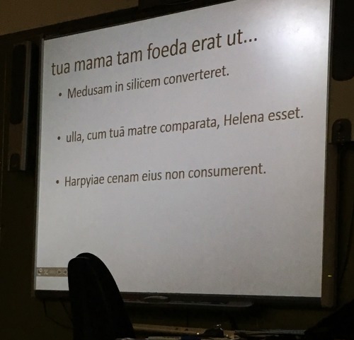 latin-student-problems: So we’re learning about result clauses right now in Latin class. Here 