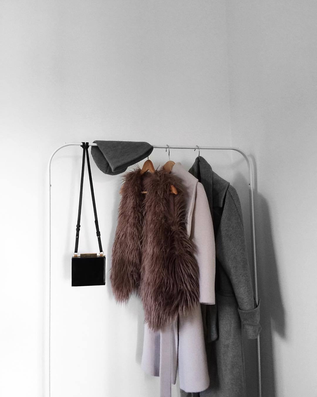 nalieli:  Soft greys and muted pinks. #clothingrackseries (at WWW.NALIELI.COM)