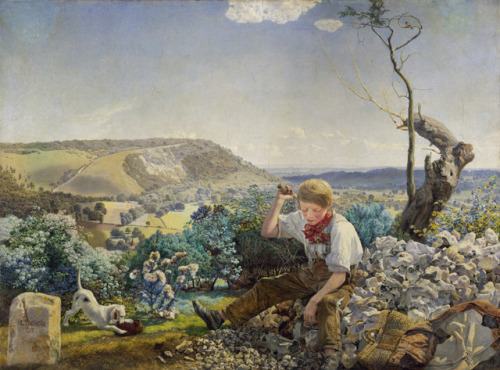 The Stonebreaker by John Brett, 1857-1858.