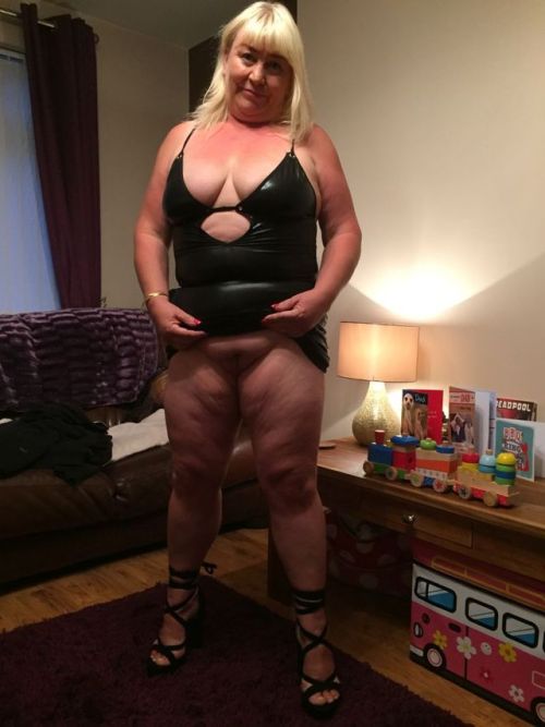 ukfuncouple50:  My slutty Hotwife Jane dressed to go out on the pull for BBC  Still give her some cock