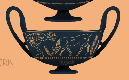 flaroh: Introducing the fourth piece in my ancient pottery series: Etruscan Bucchero! This pottery w