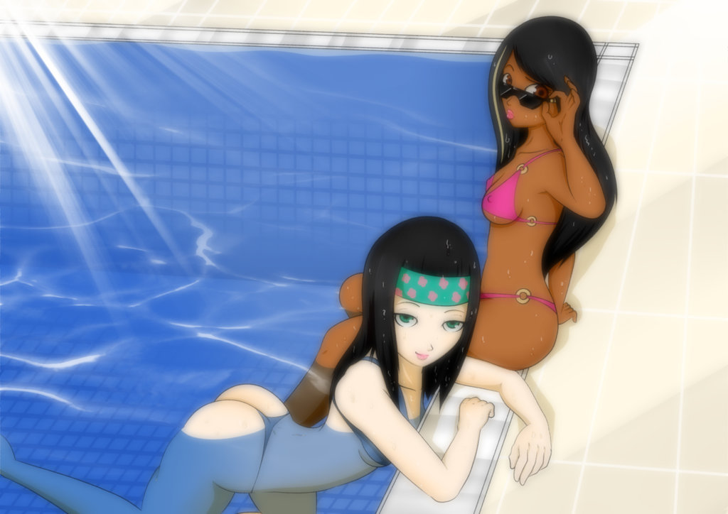 mdfive:  Roberta and Hayley by PixelboyMagazine Here we have two lovely ladies sitting
