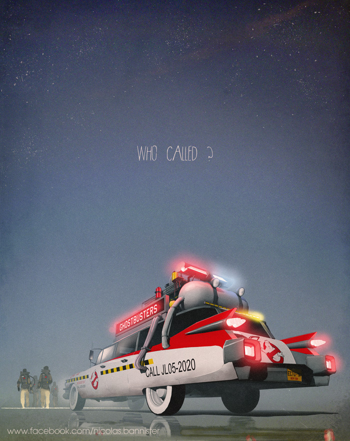 deantrippe:  ca-tsuka:  BannCars.Posters of famous cars and vehicles in TV, movies