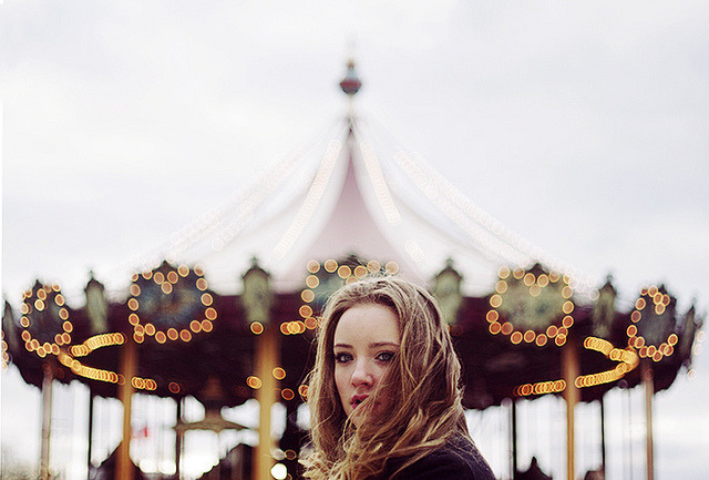 sinkling:  The carousel girl.. by Alizee Omaly Photography on Flickr. 