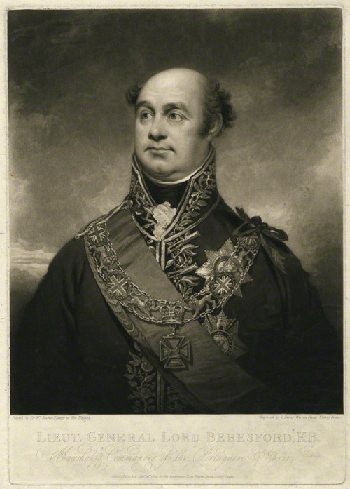 artist-charles-turner: William Carr Beresford, Viscount Beresford, 1814, Charles Turner