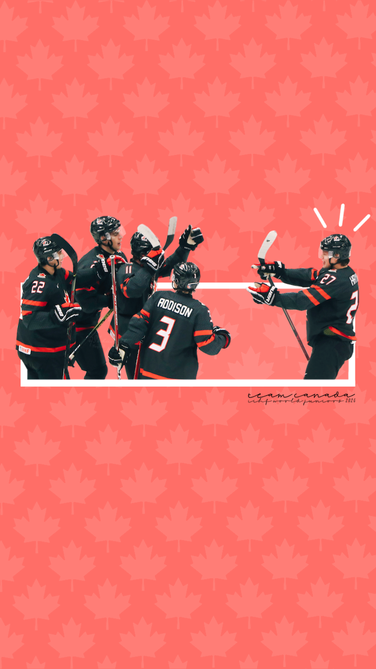 Where Hockey Meets Art — wallpapers • 2021 iihf world juniors team canada  +