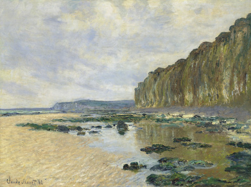 Low Tide at VarengevilleClaude Monet (French; 1840–1926)1882Oil on canvas© Carmen Thyssen-Bornemisza