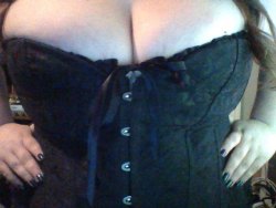Your looking magnificent in that corset