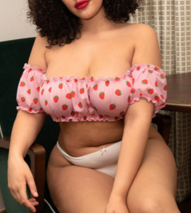 Sex rosecrystal:(plus size) strawberry print pictures