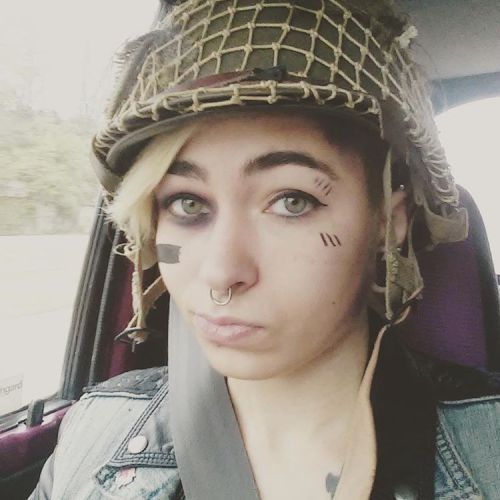 Tank Girl Tracker life. Happy Halloween, everyone. #tankgirl #40wattclub #cosplay