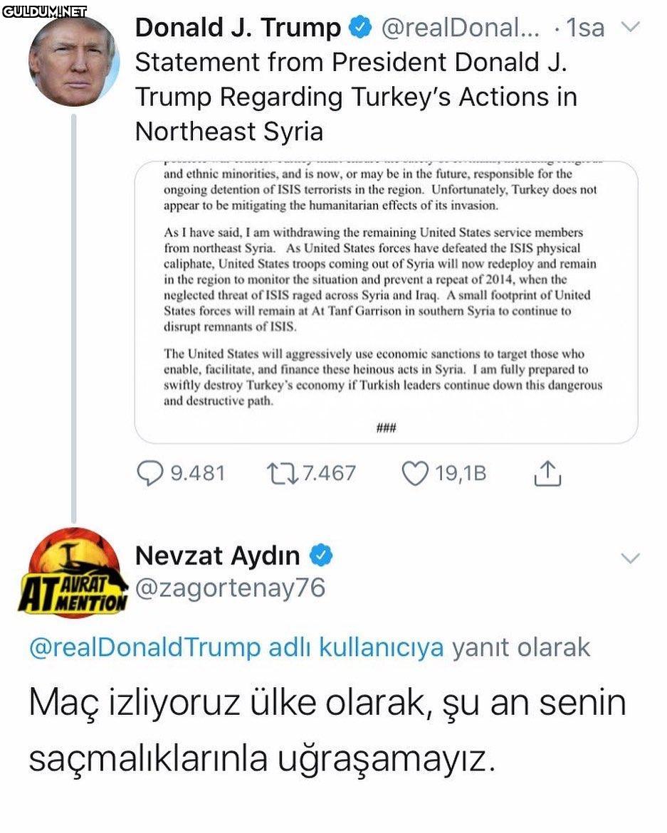 Yaptırımın Türk'ün s.......