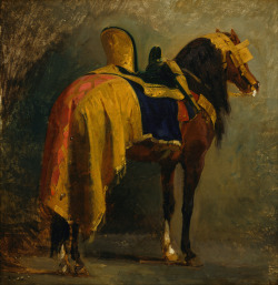 Colourthysoul:  Isidore Pils - Horse Caparisoned (Ca. 1860) 