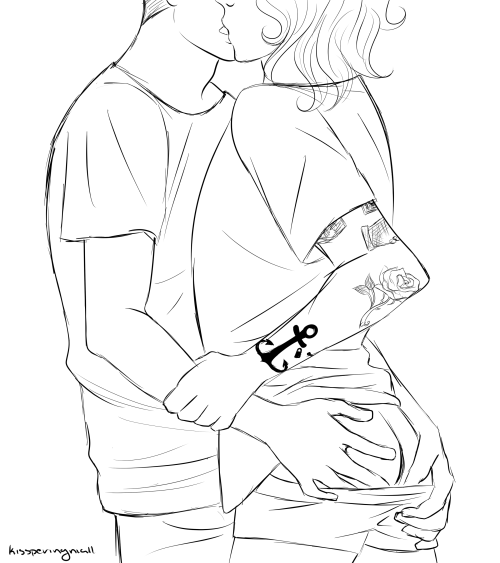 So, I Have A Thing For Tall!Niall Grabbing Harry’s Arse.