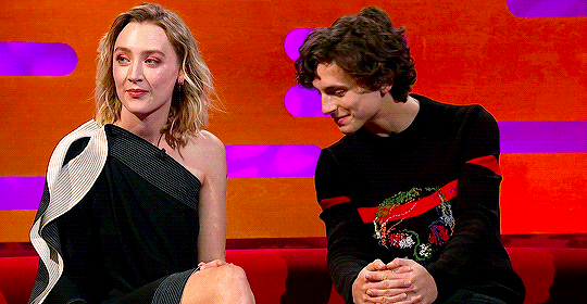 Saoirseronan Saoirse Ronan And Timothee Chalamet