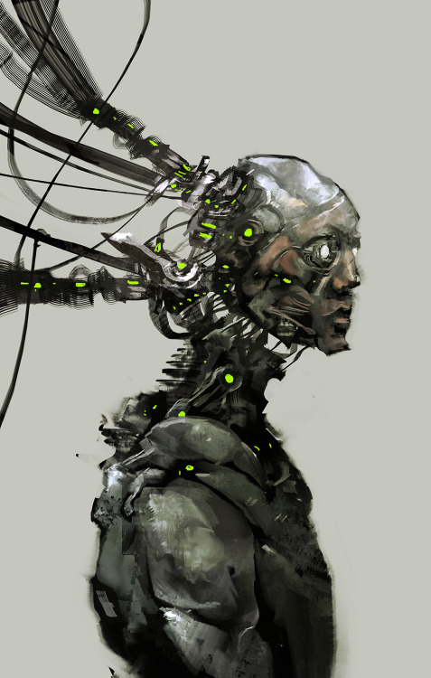 cobaltplasma:Neural Interface, 30min spitpaint, Photoshop CS6