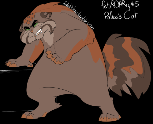 Pallas’s cat! No particular character inspired them I just wanted to draw a nasty motherfucker