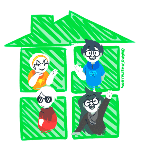 ananxiousraccoon: it’s already april 13 here & im still a homestuck & i still love and miss these kids a whole lot so i listened to vol.10, drew this and made myself sad happy 413 everyone