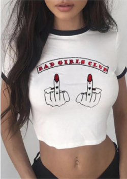 Iievelyn:  Voguish Skinny Tees&Amp;Amp;Tanksbad Girls Club - Please Don’t Do Cokef**K