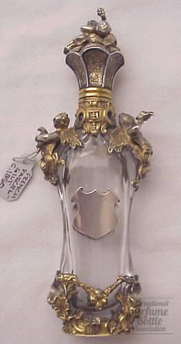 Parcel Gilt Silver Scent Victorian glass, adult photos