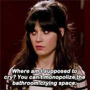 pambeeslys:I cry all the time. I cry in my bedroom, in the bathroom, in the hallway,