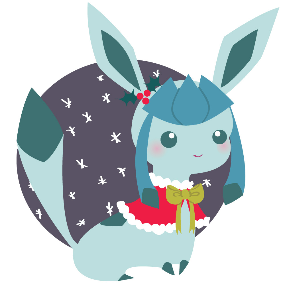 the-angel-ninfia:  The eeveelutions are getting ready for Christmas :) 