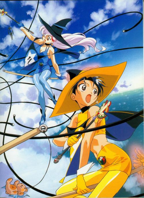 fehyesvintagemanga:Mahou Tsukai Tai! original manga illustrated by Shamneko, anime character designs