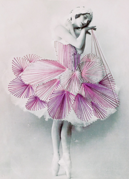 artisticmoods: On the blog: embroidered ballerinas by Jose Romussi