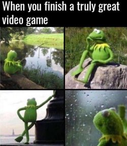 funnygamememes: Bittersweet feeling