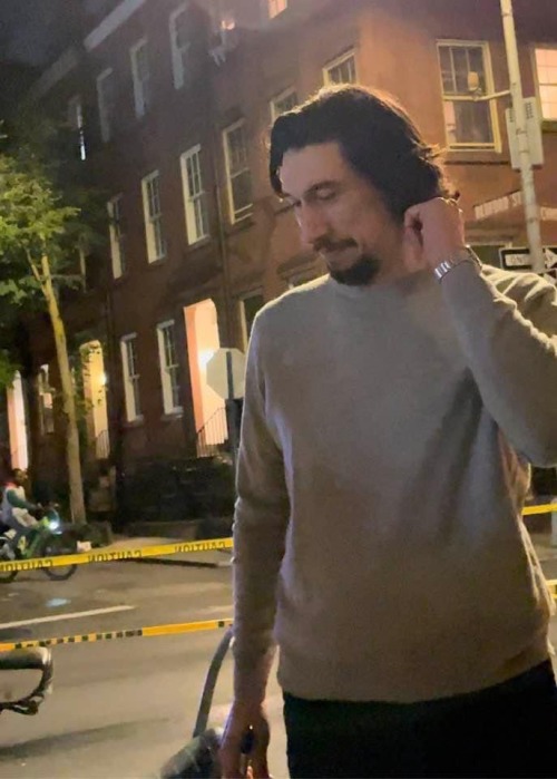 NEW Pics Of Adam Driver Signing Autographs At Stage Door For Hold On To Me Darling