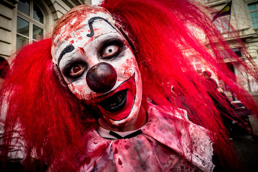 horrorpunk:  “You’ve got red on you.” Zombies Invade Brussels!