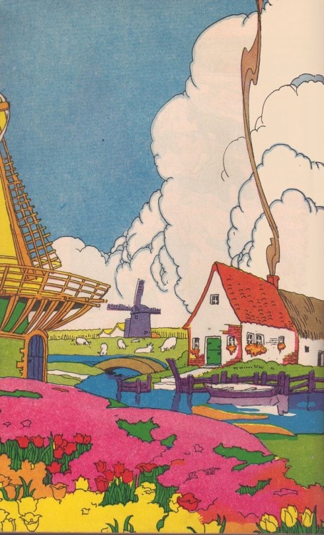 Illustrations of Holland (where I live) for a guidance in reading series, by Mildred Lyon Hetheringt