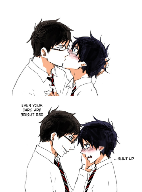 thatshamelessyaoishipper:  Saw this comic untranslated on Tumblr before and set a goal for myself. So, here it is, Okumuracest, in all its wincest glory~ All credit for the art goes to はんぺん. 