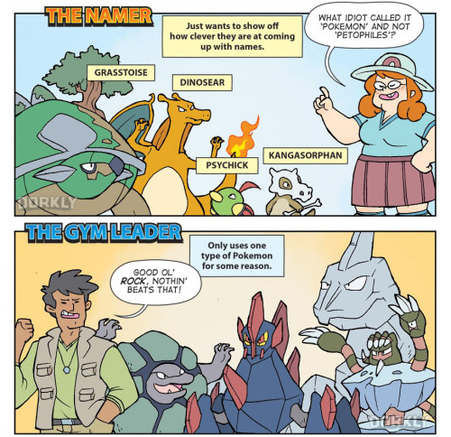 gravityunown:  el-sato:  d0nnatron:  klondikekun:  dorkly:  The 7 Types of Pokemon Players For more comics, go to Dorkly.com!  My entire team is literally just starters. Fun confirmed  I’m the last one. I literally do play it for fun.  i have fun breeding