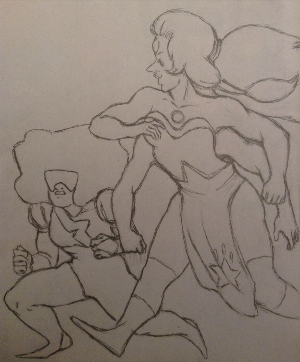 robooboe:  Opal and Garnet request for huskdawgzilla