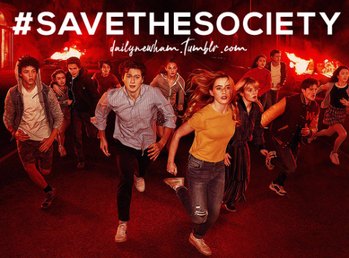 dailynewham: #SAVETHESOCIETYThe Society follows the story of a group of teenagers who struggle to su