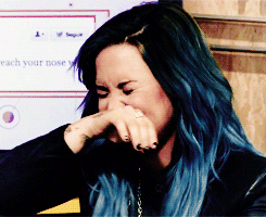 kissyourtears:  Can you still reach your nose with your tongue? 